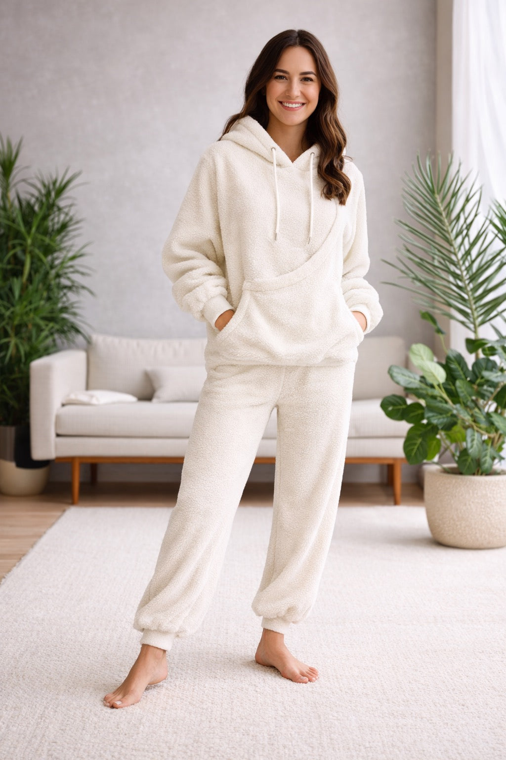 The Aurora Hoodie- White